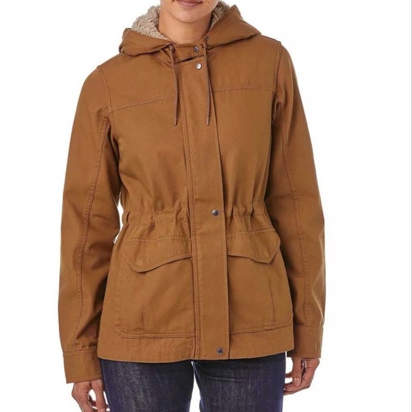 Patagonia Brown Tan Prairie Dawn Jacket Medium - Picture 1 of 14